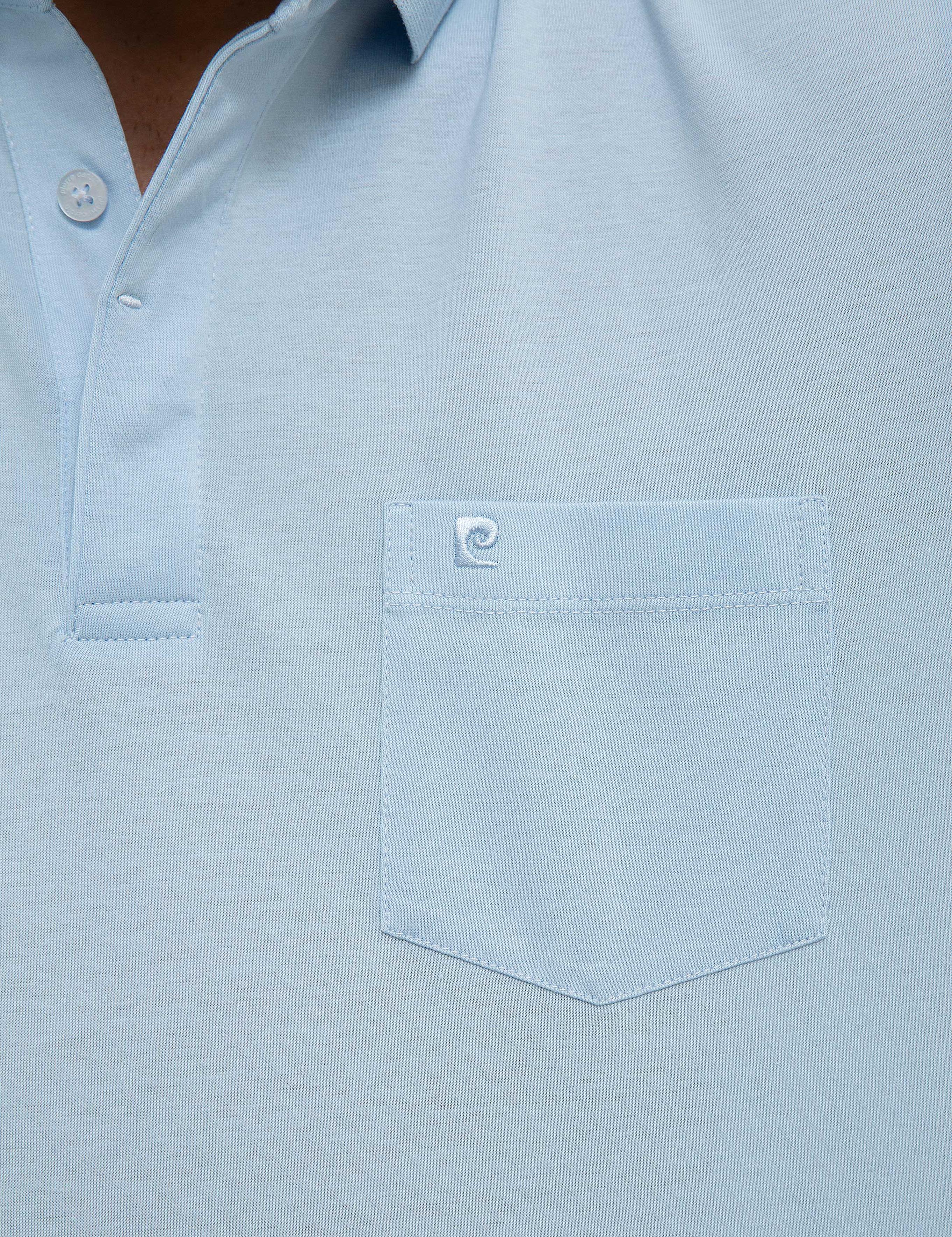 Açık Mavi Regular Fit Basic Polo Yaka T-Shirt