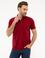 Bordo Regular Fit Basic Polo Yaka T-Shirt