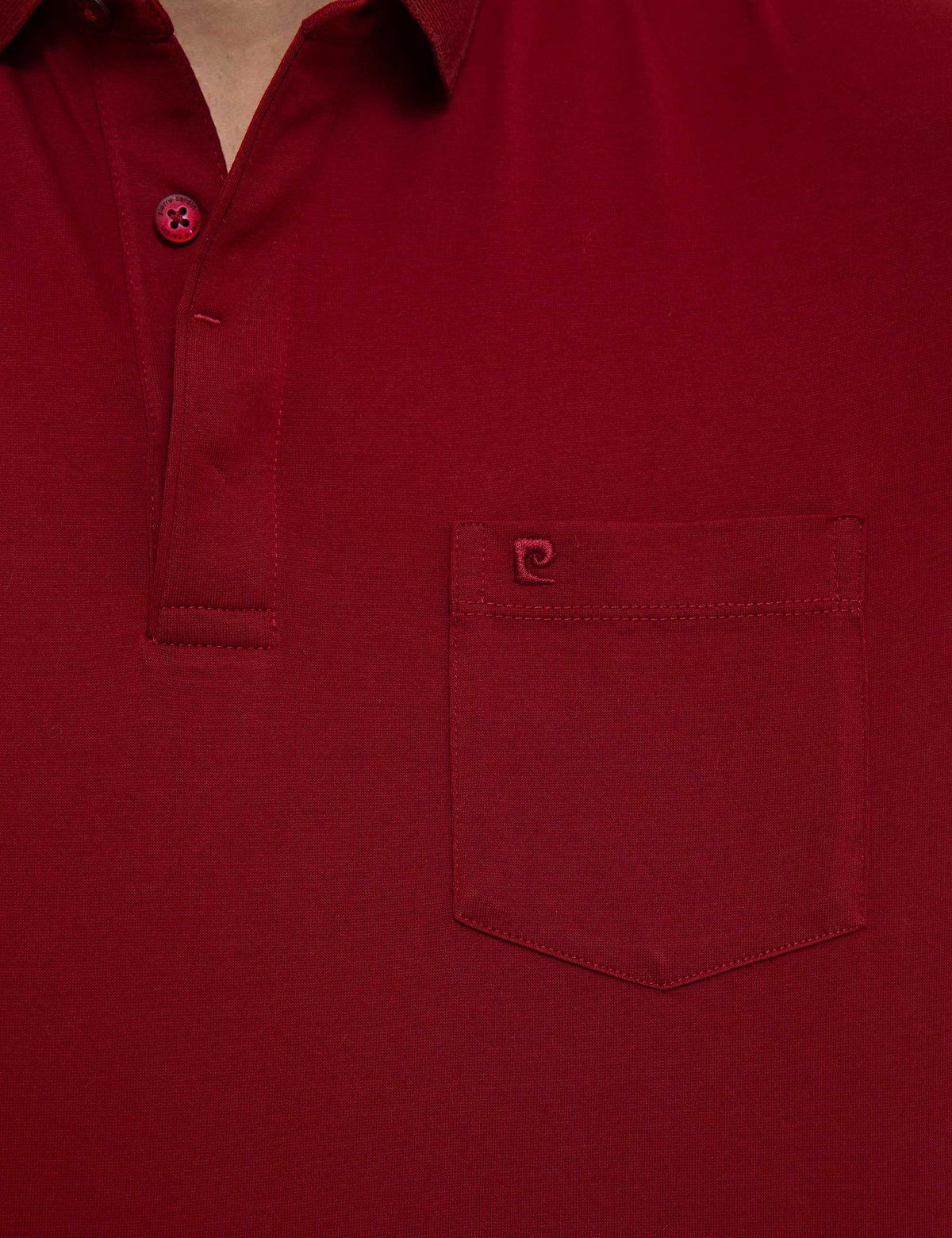 Bordo Regular Fit Basic Polo Yaka T-Shirt - 50218620019