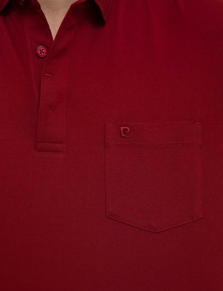 Bordo Regular Fit Basic Polo Yaka T-Shirt - 50218620019