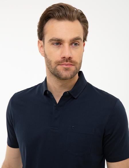 Koyu Lacivert Regular Fit Basic Tişört - 50218620037