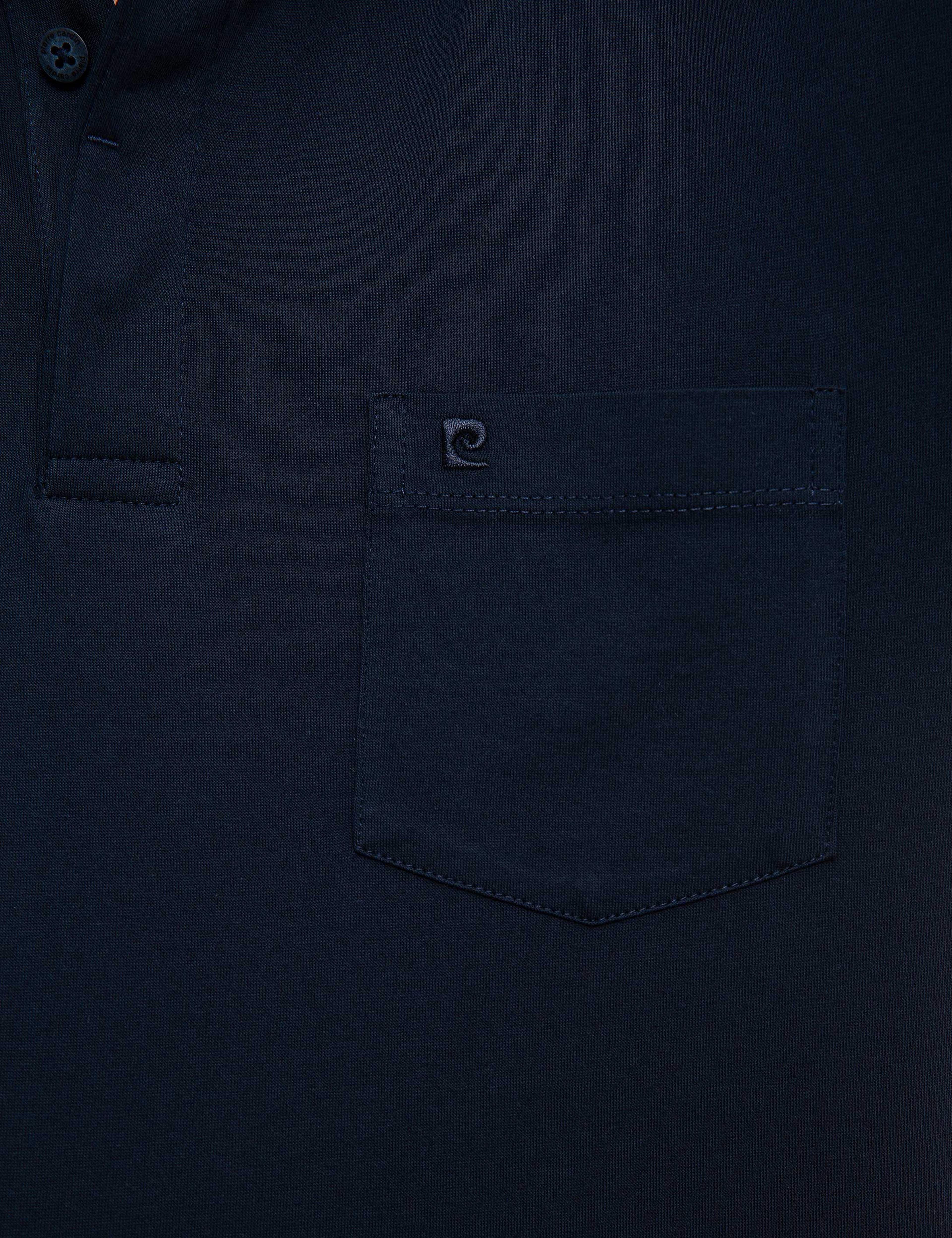 Koyu Lacivert Regular Fit Basic Tişört