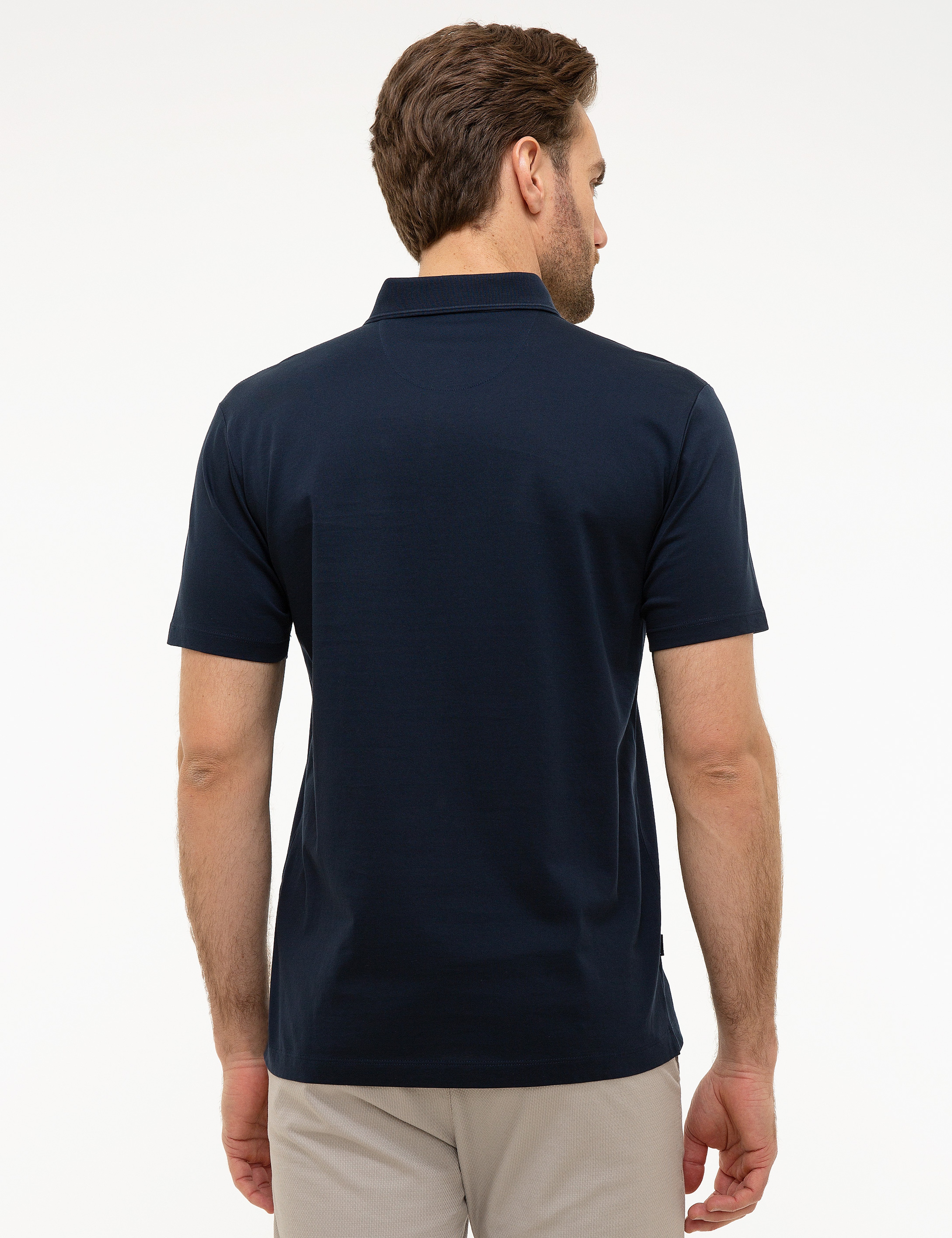 Koyu Lacivert Regular Fit Basic Tişört