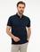 Koyu Lacivert Regular Fit Basic Polo Yaka T-Shirt