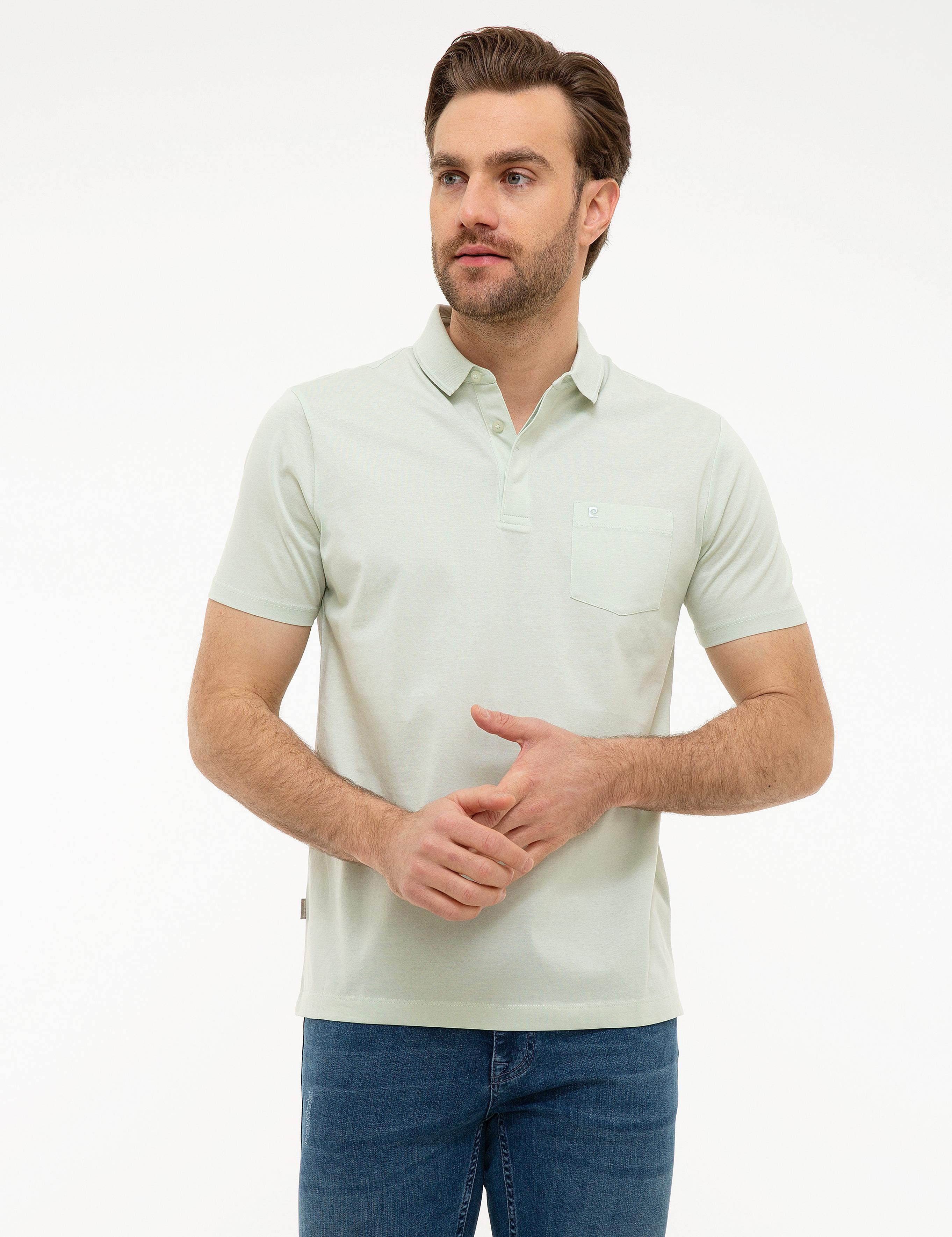 Açık Yeşil Regular Fit Basic Polo Yaka T-Shirt