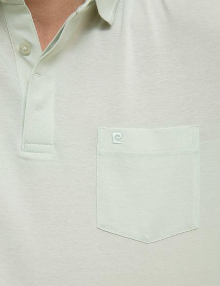 Açık Yeşil Regular Fit Basic Polo Yaka T-Shirt - 50218620061