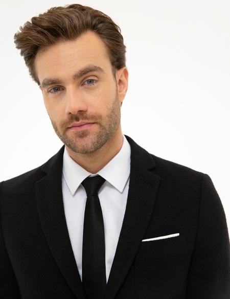 Siyah Ex. Slim Fit Ceket - 50216641013