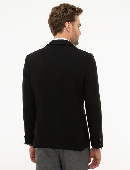 Siyah Ex. Slim Fit Ceket - 50216641013