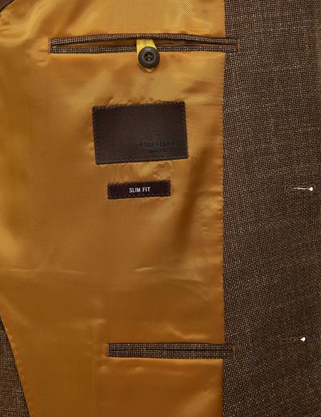 Açık Kahverengi Slim Fit Ceket - 50220035038