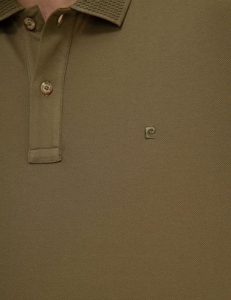 Açık Haki Slim Fit Basic Polo Yaka T-Shirt - 50218618068