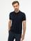 Koyu Lacivert Slim Fit Basic Polo Yaka T-Shirt