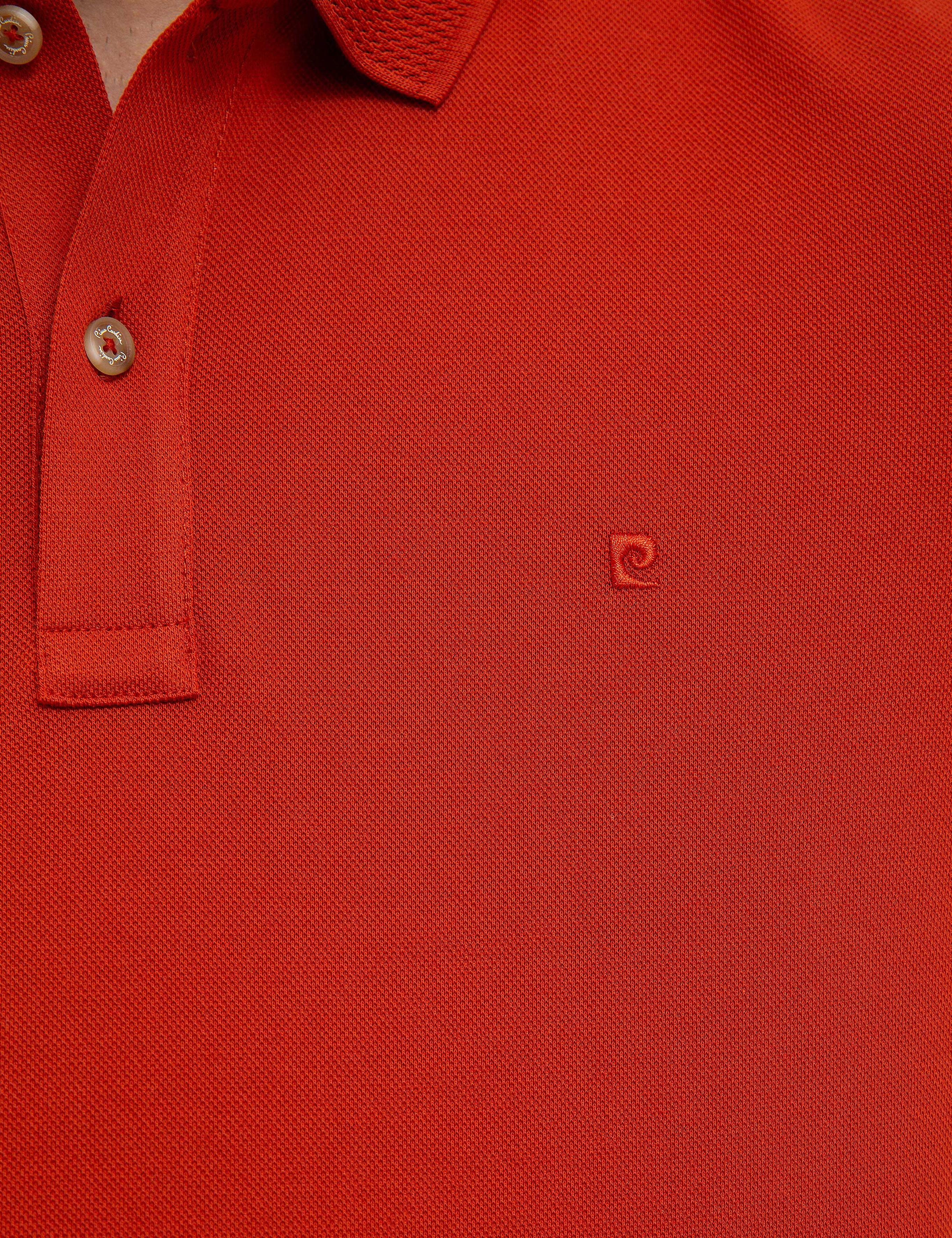 Kiremit Slim Fit Basic Polo Yaka T-Shirt