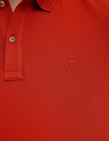 Kiremit Slim Fit Basic Polo Yaka T-Shirt - 50218618093