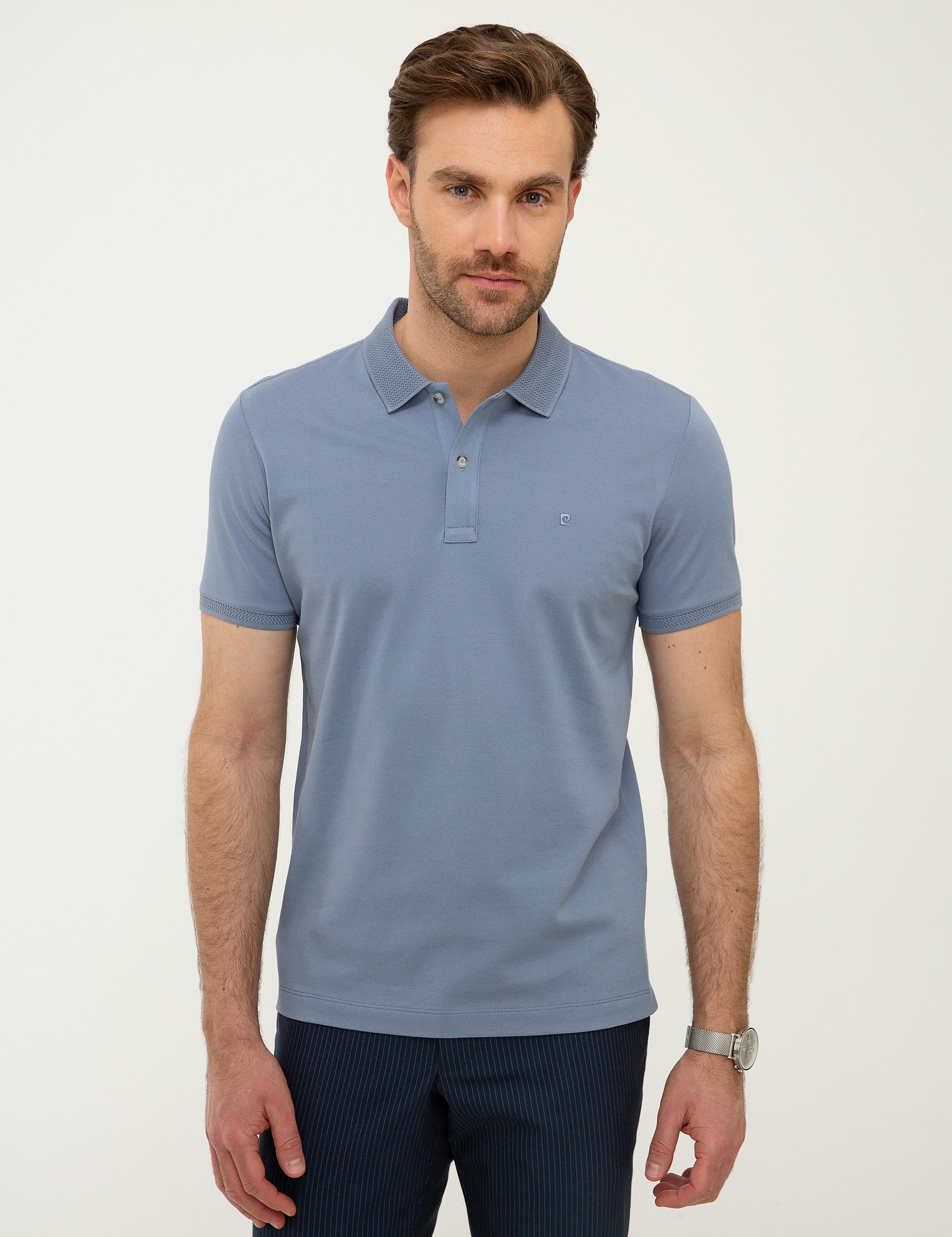 Lila Slim Fit Basic Polo Yaka T-Shirt