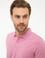 Pembe Slim Fit Basic Polo Yaka T-Shirt