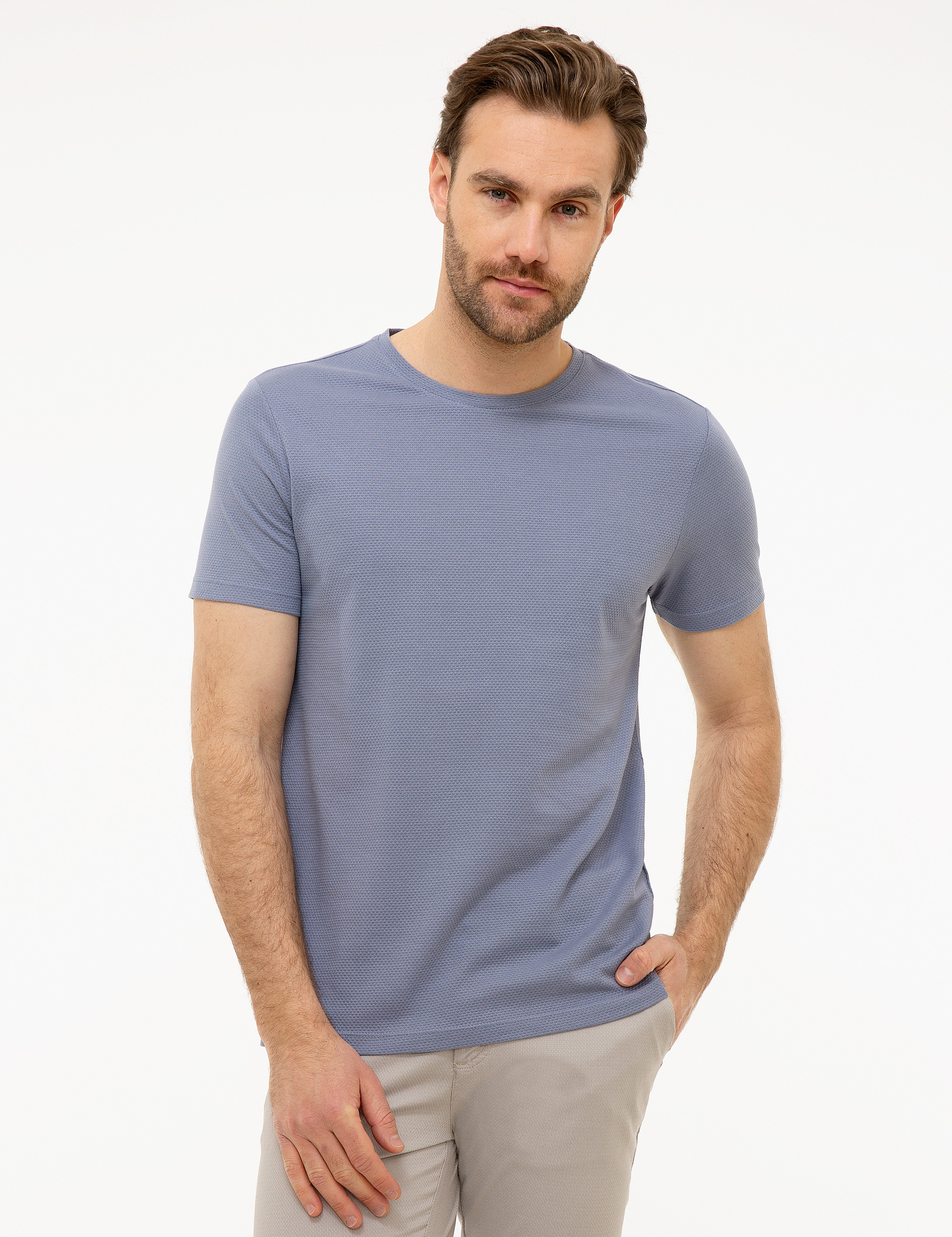 Lila Slim Fit Tişört