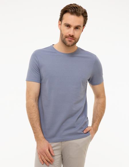 Lila Slim Fit Tişört - 50218553032