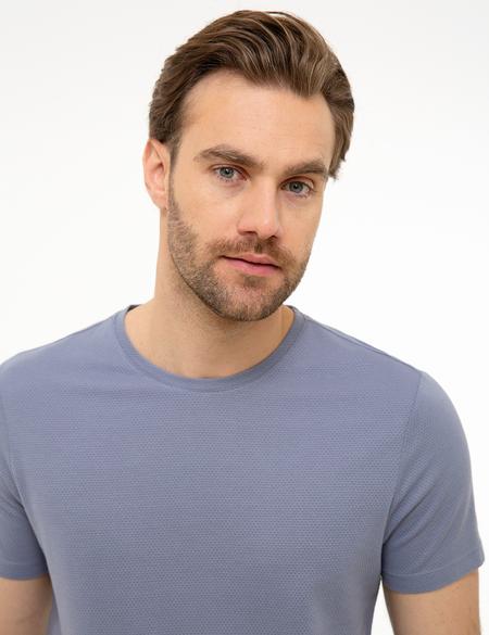 Lila Slim Fit Tişört - 50218553032