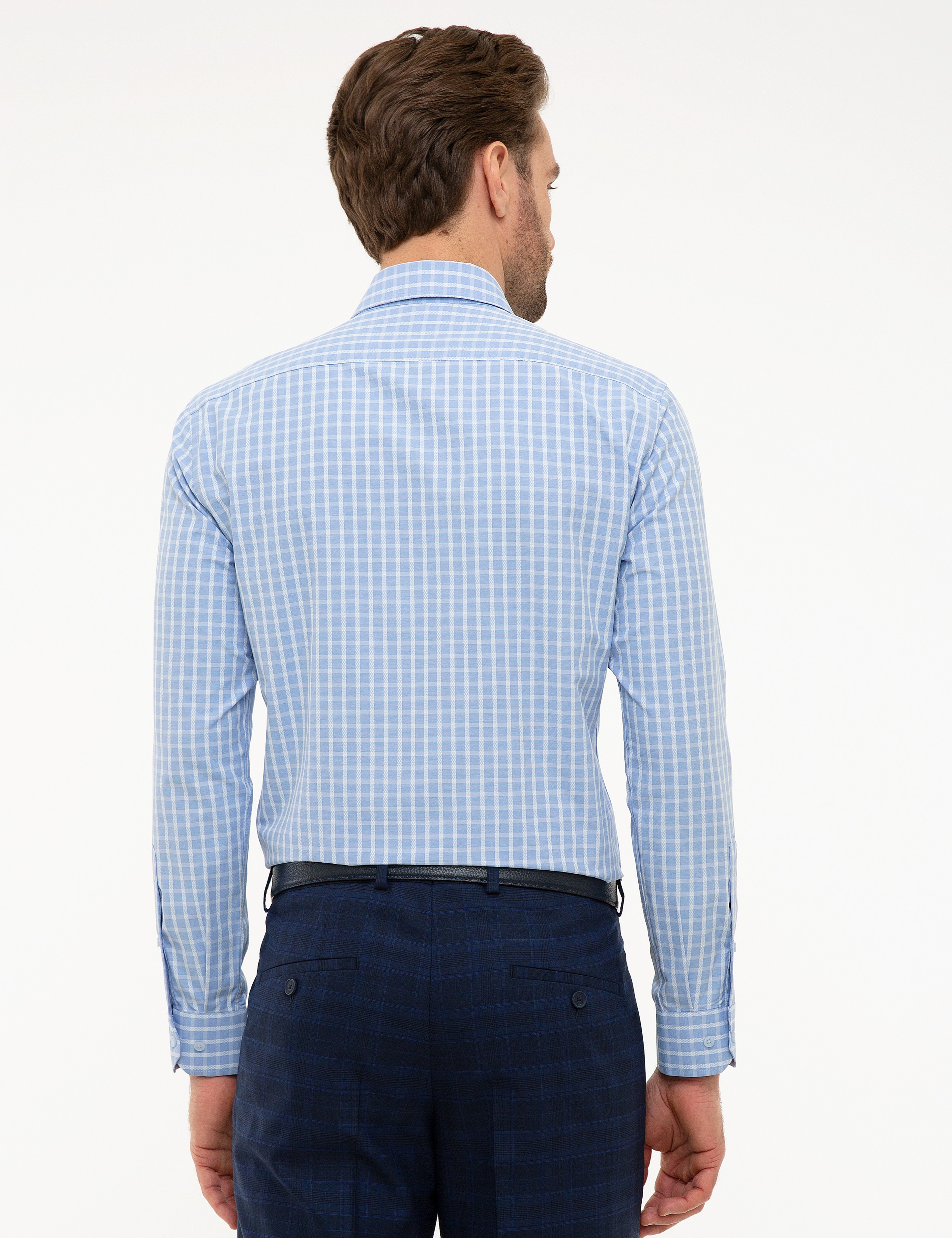 Mavi Slim Fit Gömlek