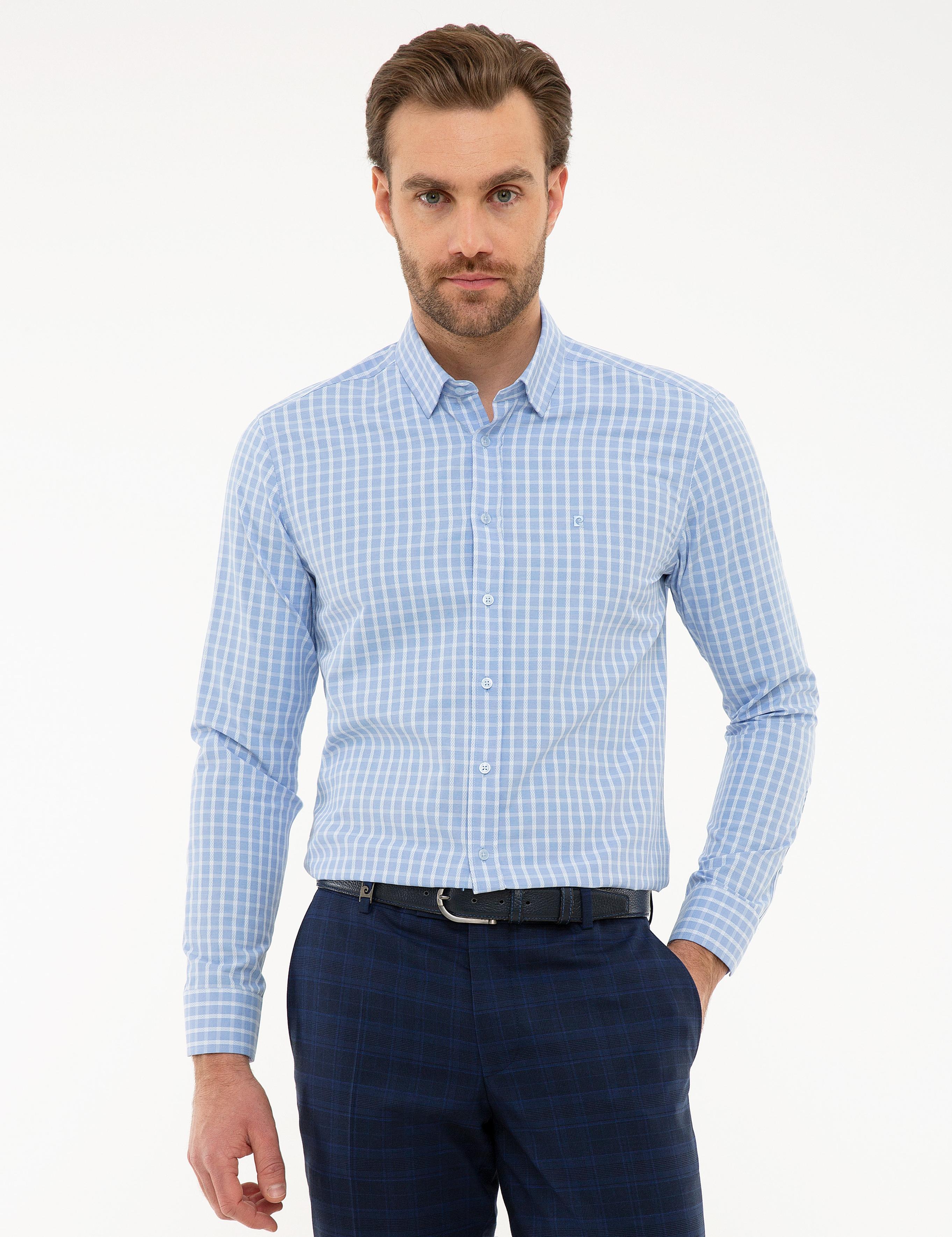 Mavi Slim Fit Gömlek