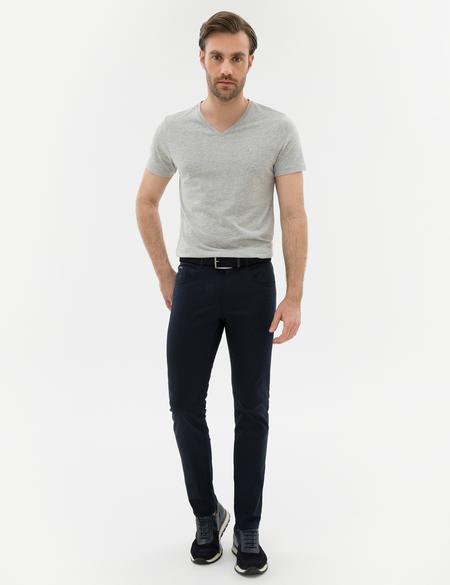 Lacivert Slim Fit Chino Pantolon - 50219702064