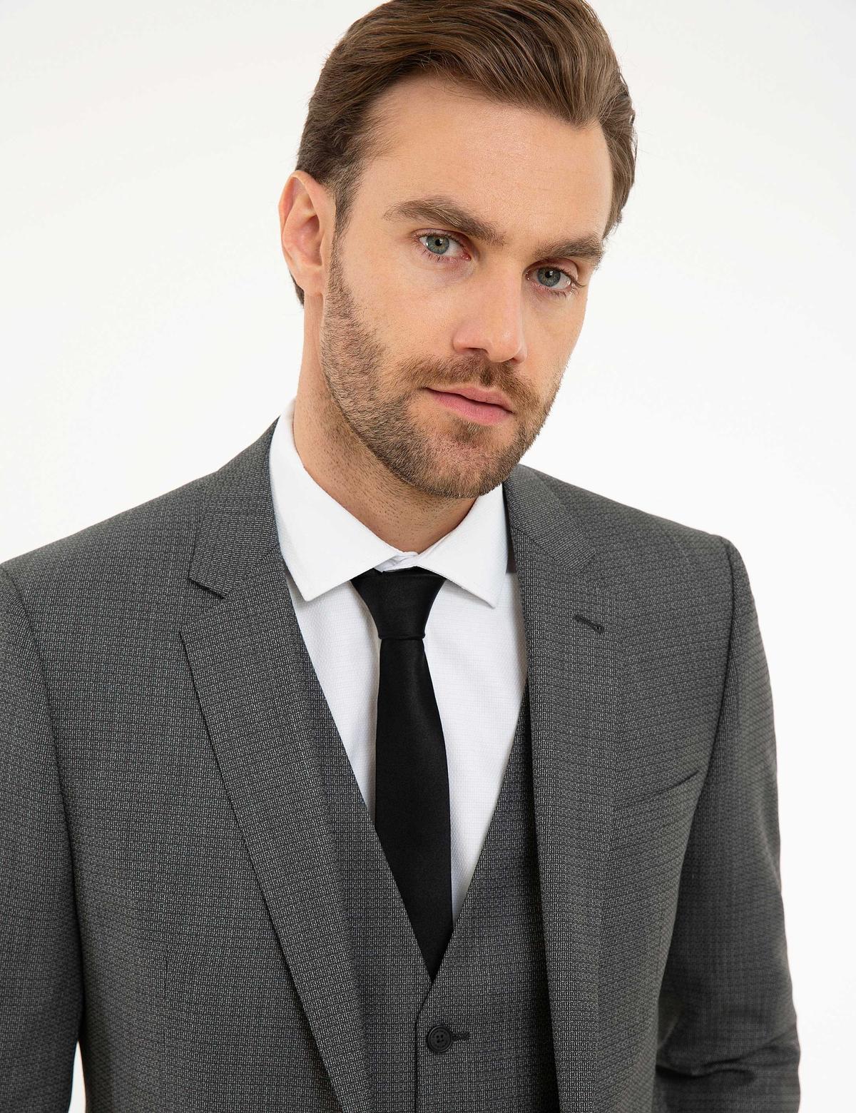 Antrasit Slim Fit Takım Elbise - 50219925005