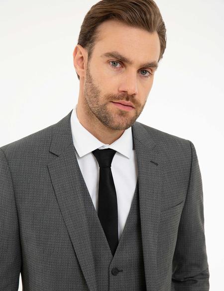 Antrasit Slim Fit Takım Elbise - 50219925005