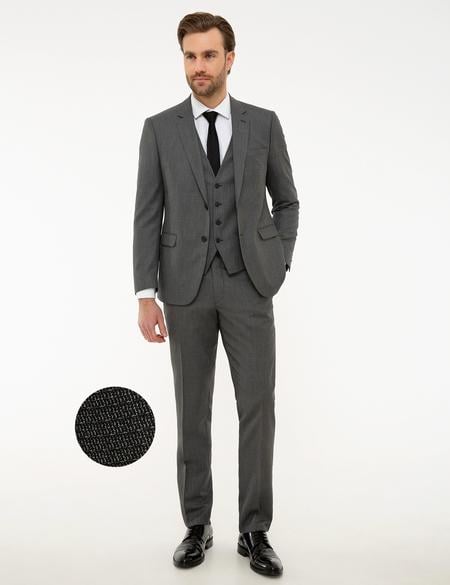 Antrasit Slim Fit Takım Elbise - 50219925005
