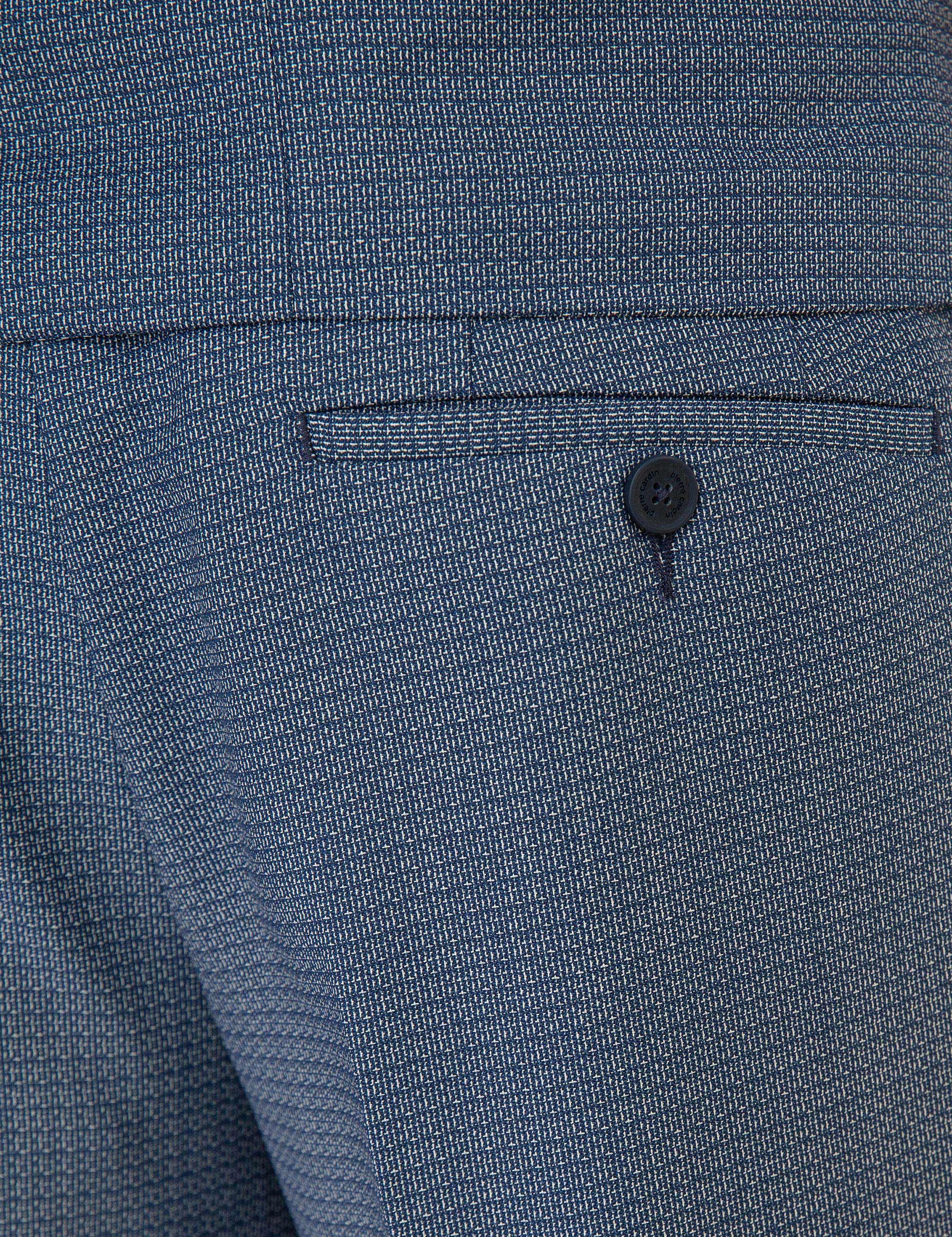 Koyu Mavi Slim Fit Yelekli Takım Elbise