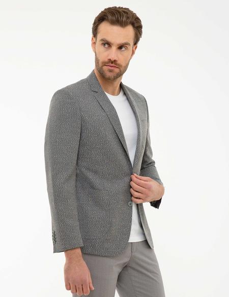 Gri Ex. Slim Fit Ceket - 50220031017