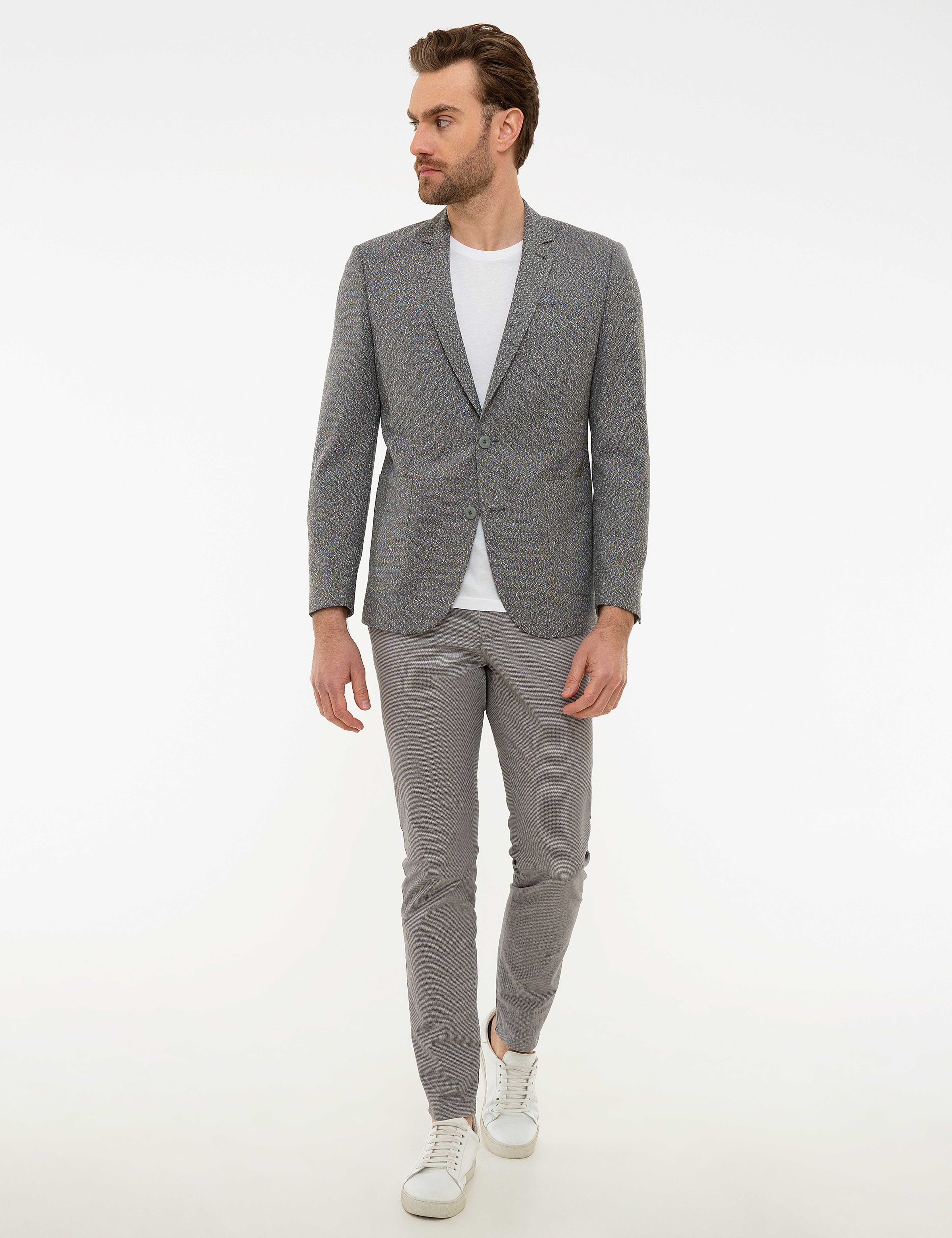 Gri Ex. Slim Fit Ceket