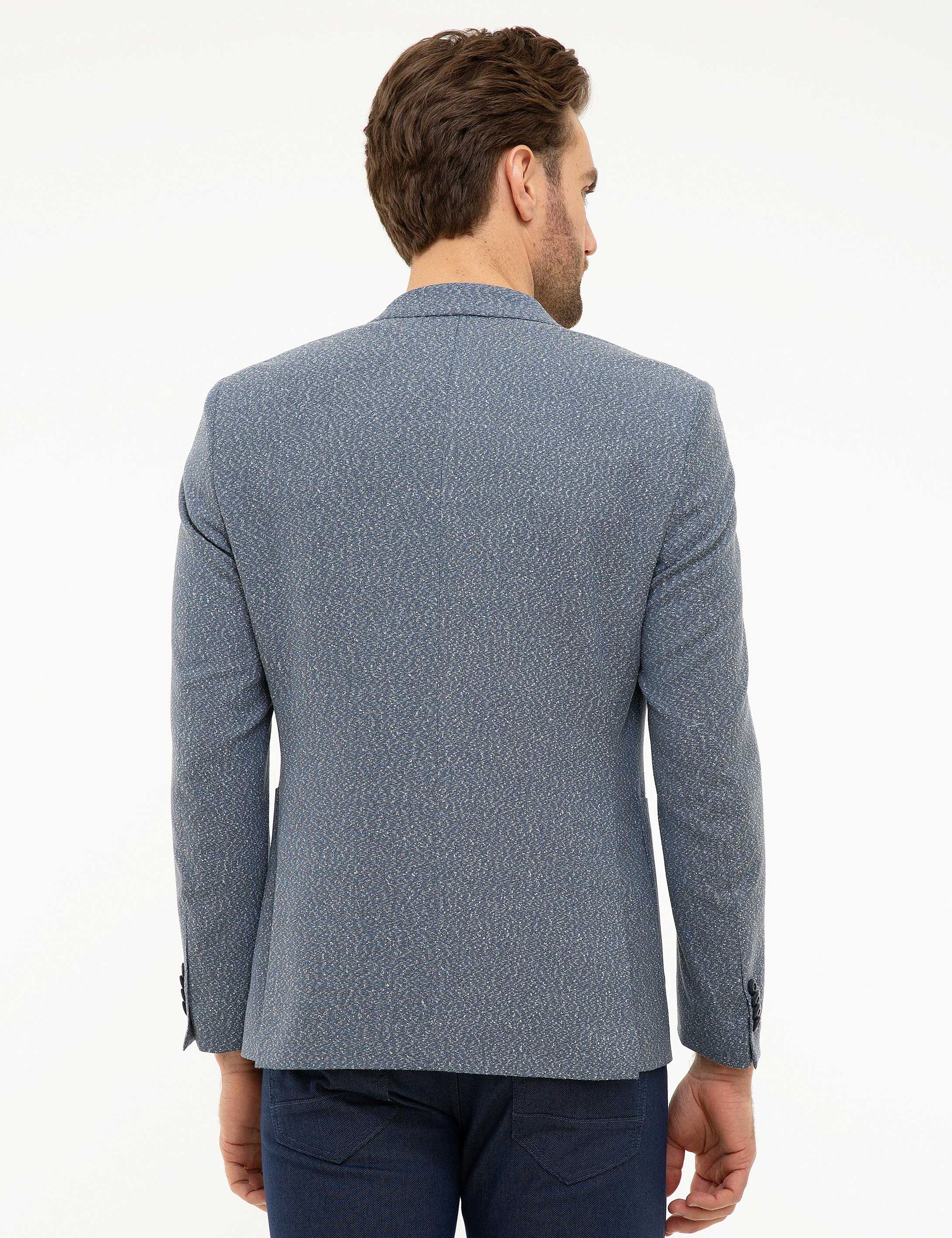 Koyu Mavi Ex. Slim Fit Ceket