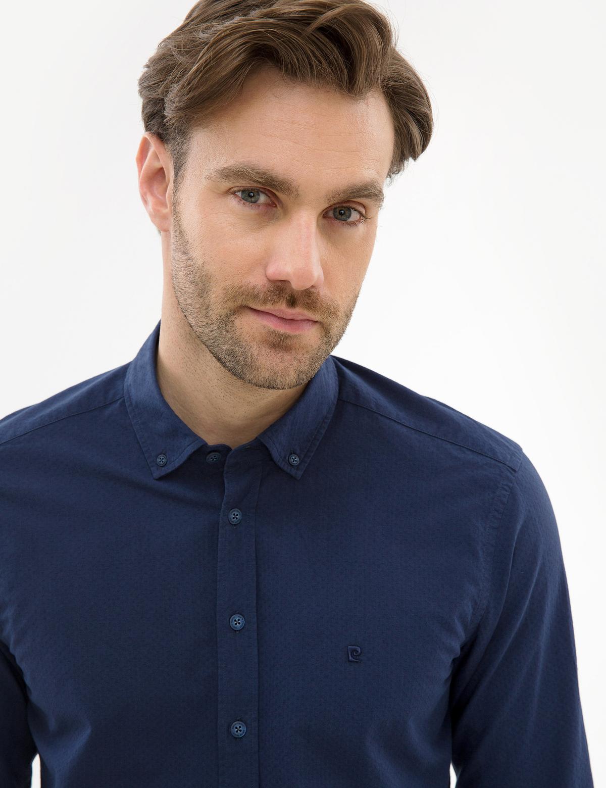 Lacivert Slim Fit Gömlek - 50220191029