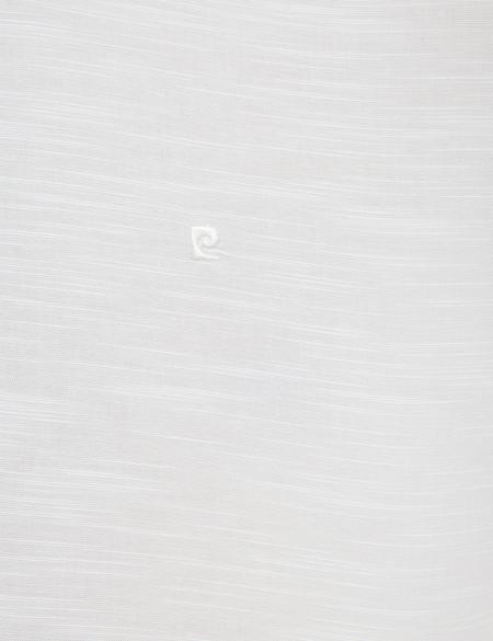 Beyaz Slim Fit Keten Karışımlı Gömlek - 50220188001