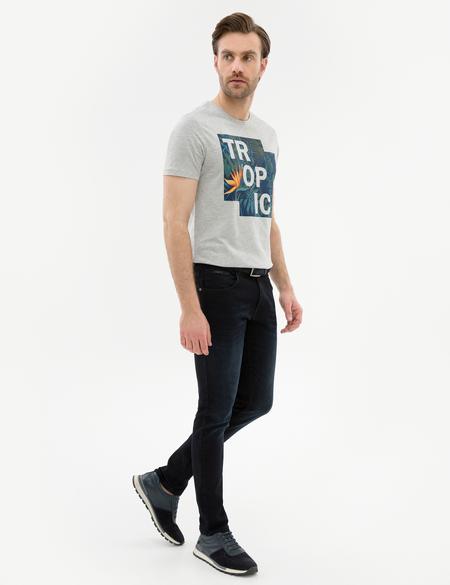 Koyu Lacivert Slim Fit Jean Pantolon - 50219586005