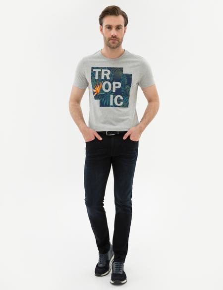 Koyu Lacivert Slim Fit Jean Pantolon - 50219586005