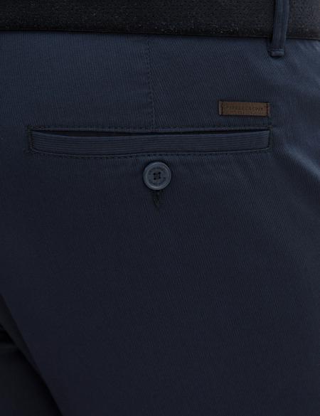 Lacivert Slim Fit Kanvas Pantolon - 50219693091