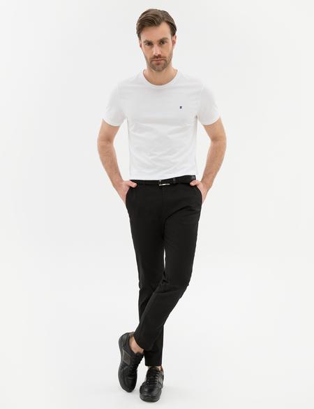 Siyah Slim Fit Chino Pantolon - 50219693111