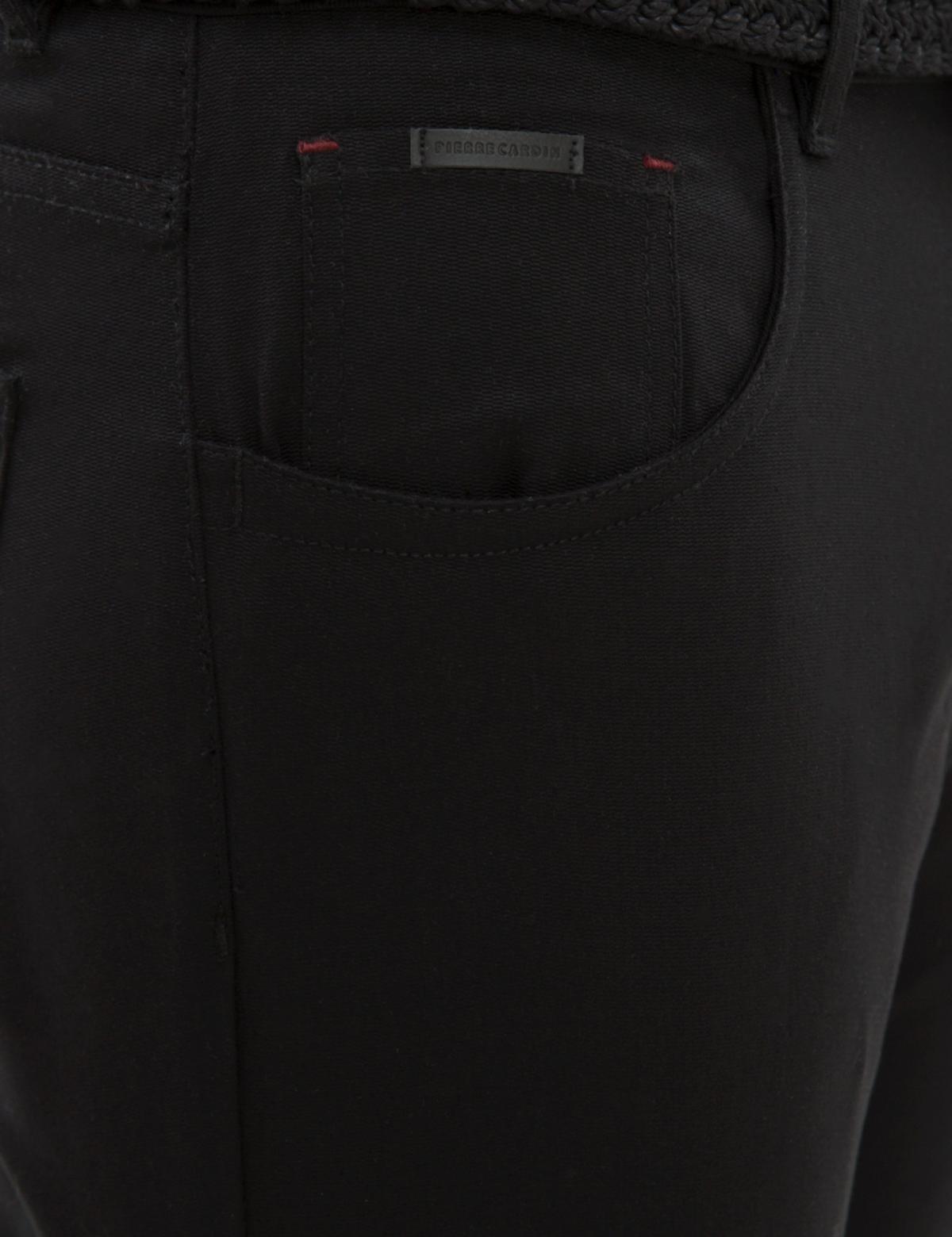 Siyah Slim Fit Kanvas Pantolon - 50219702010