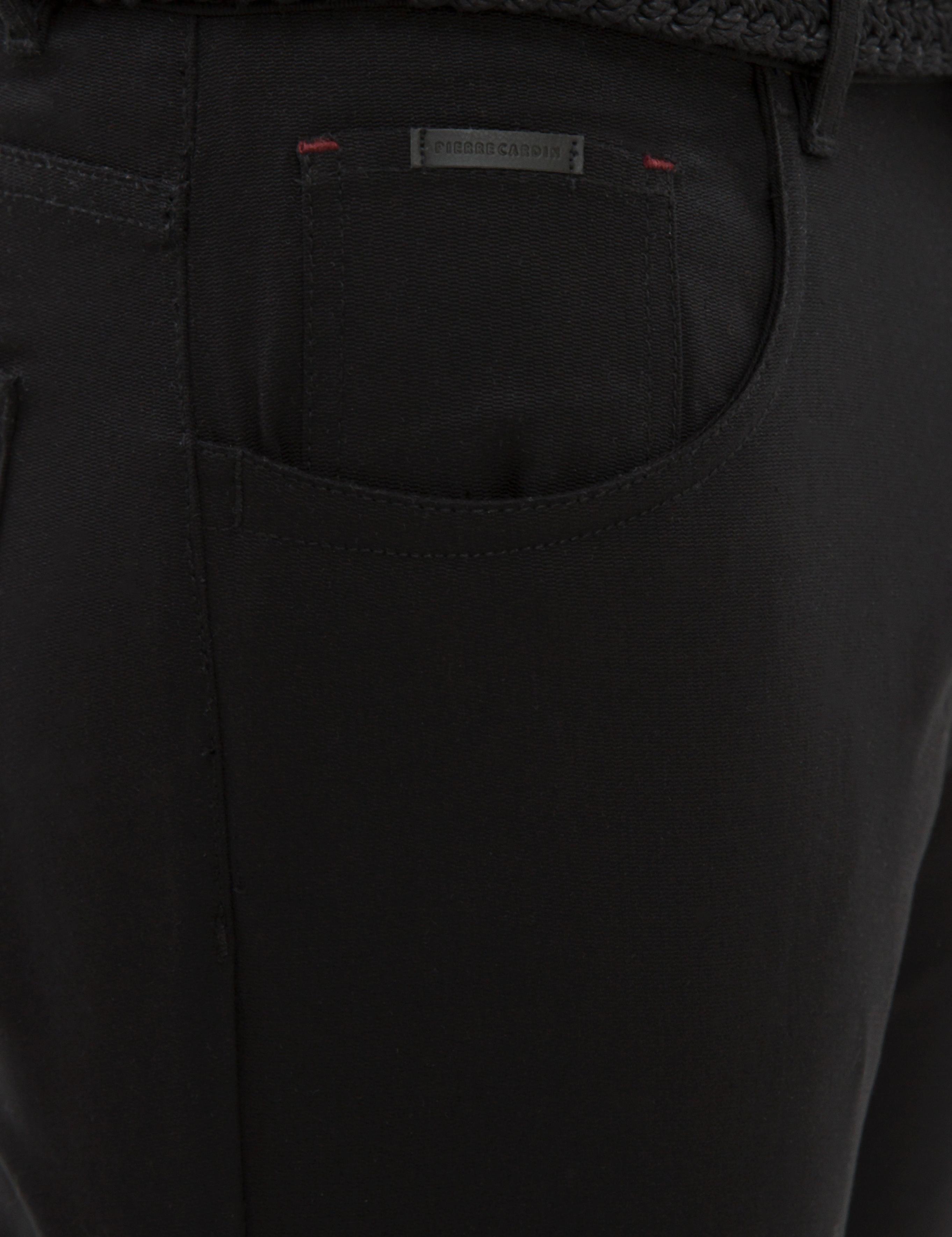 Siyah Slim Fit Kanvas Pantolon