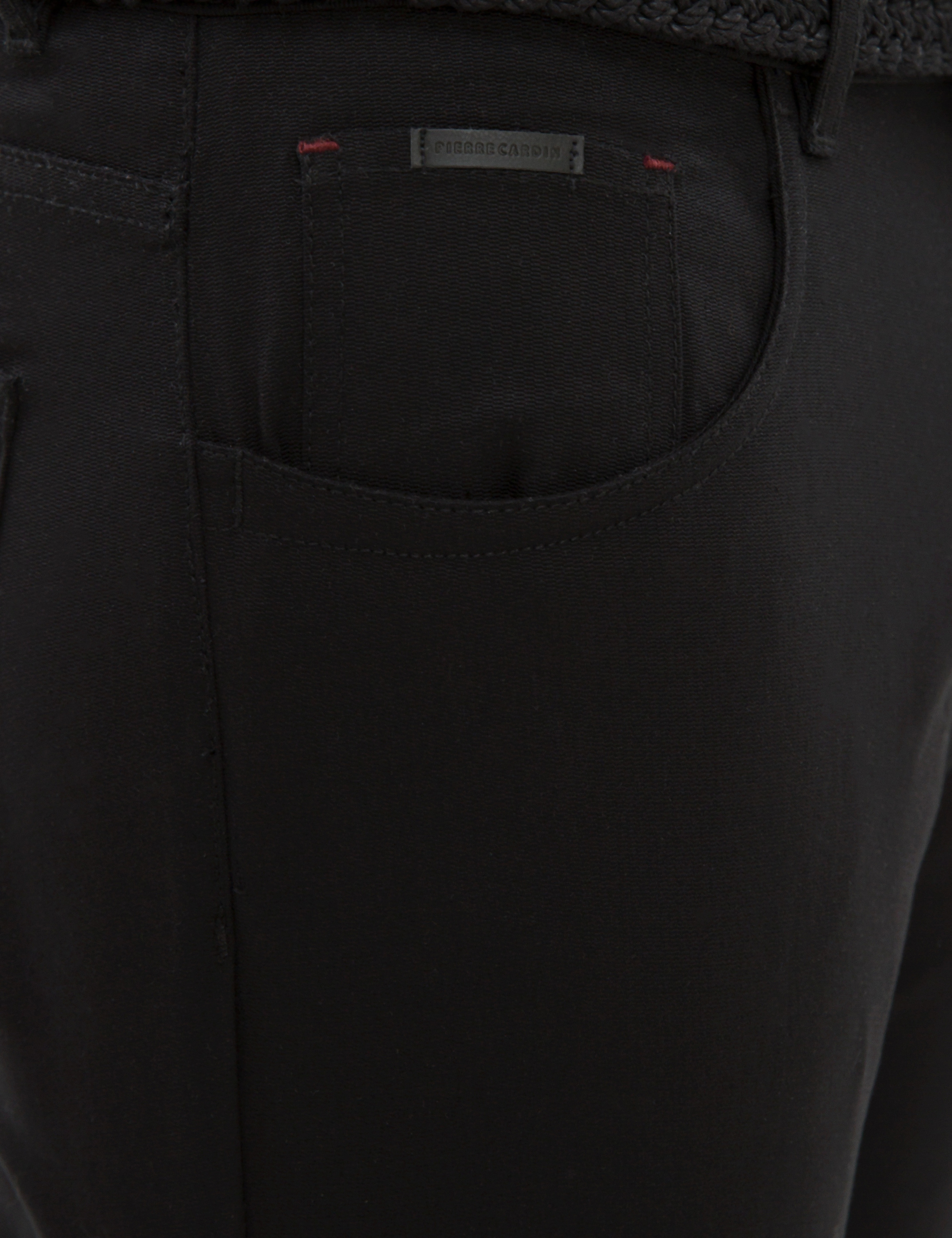 Siyah Slim Fit Kanvas Pantolon