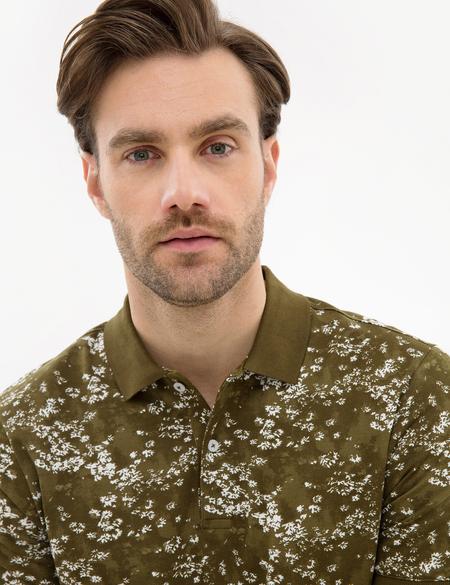 Açık Haki Slim Fit Polo Yaka Tişört - 50220090021