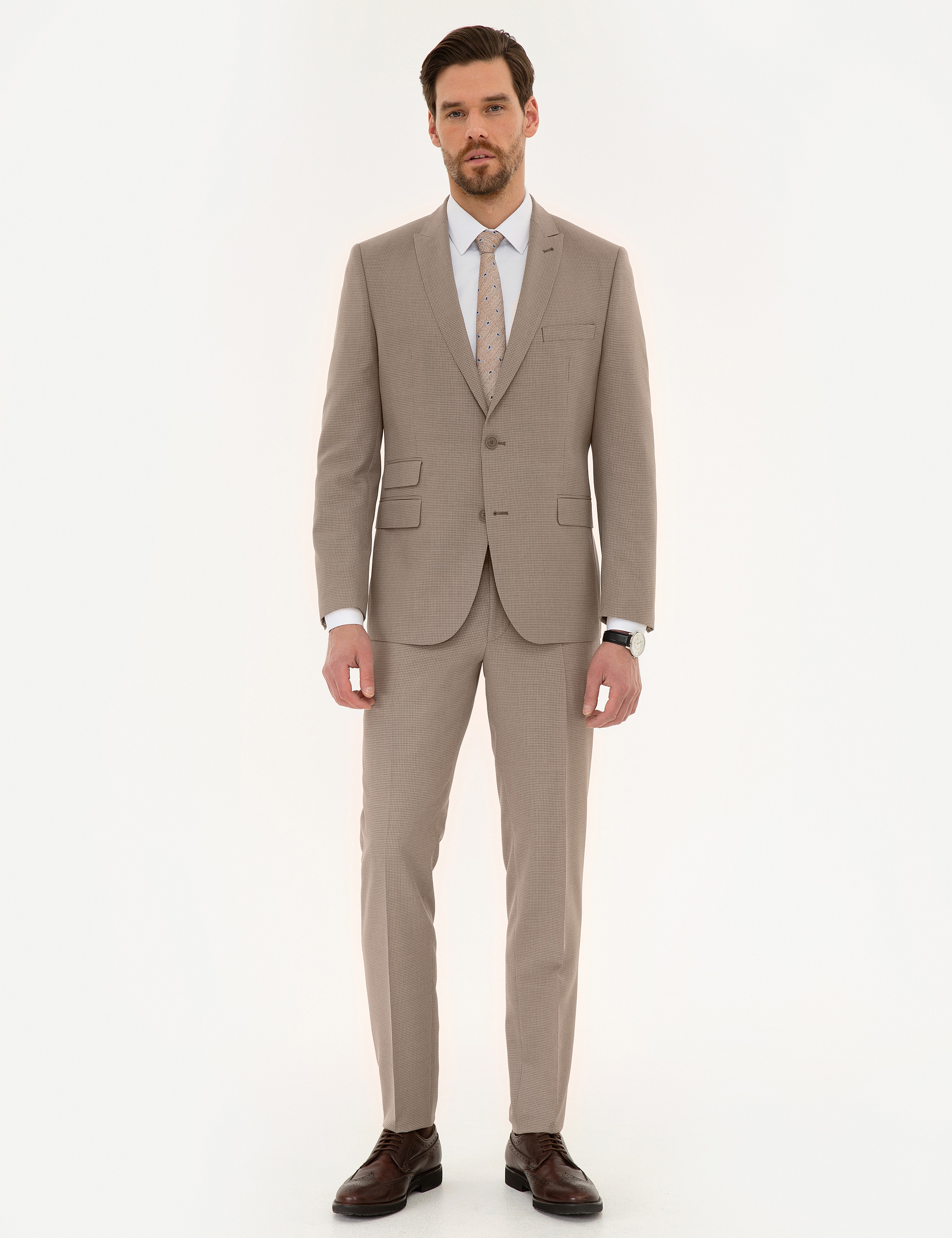 Kum Ekstra Slim Fit Takım Elbise - Image 1
