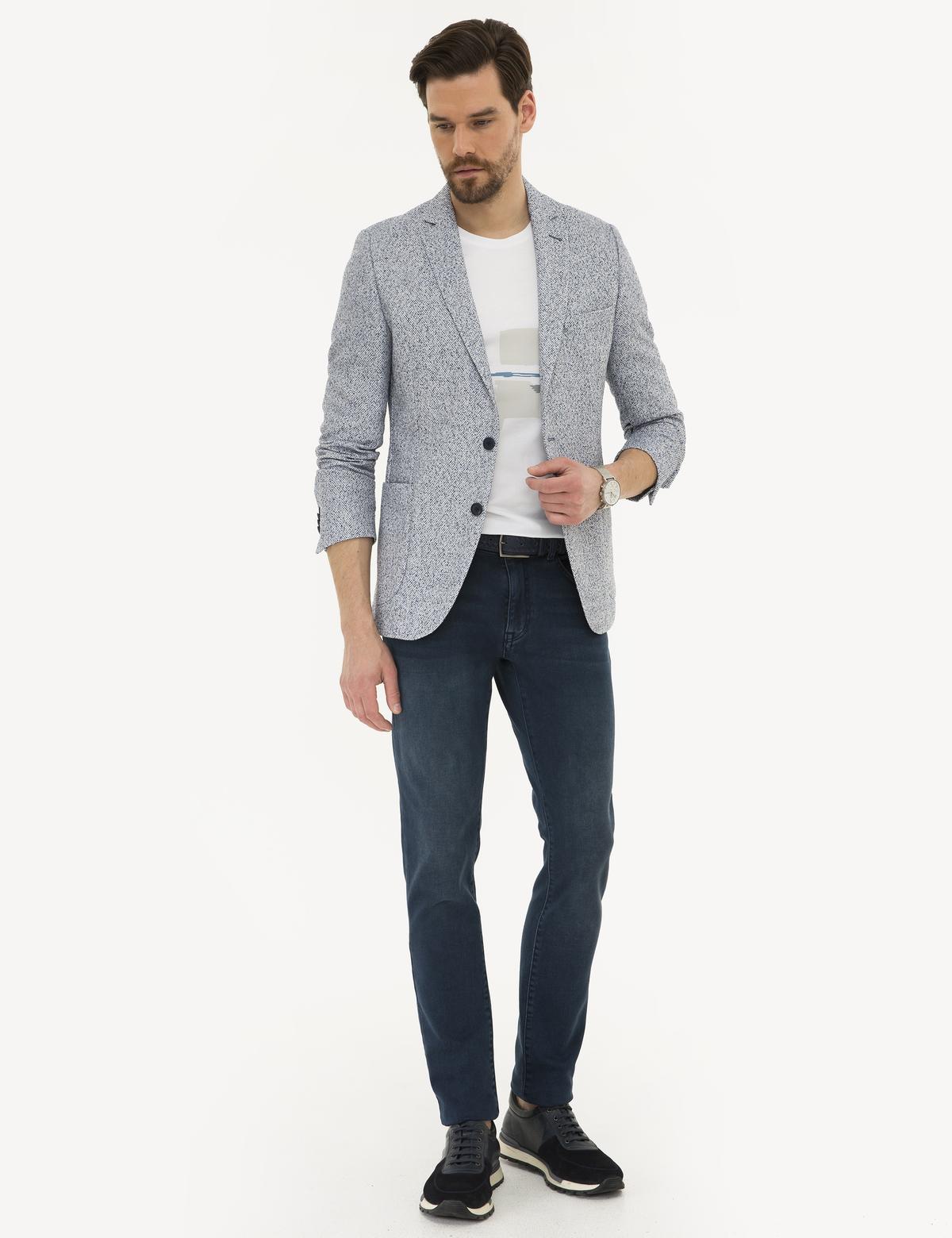 Açık Mavi Ekstra Slim Fit Ceket - 50220026065