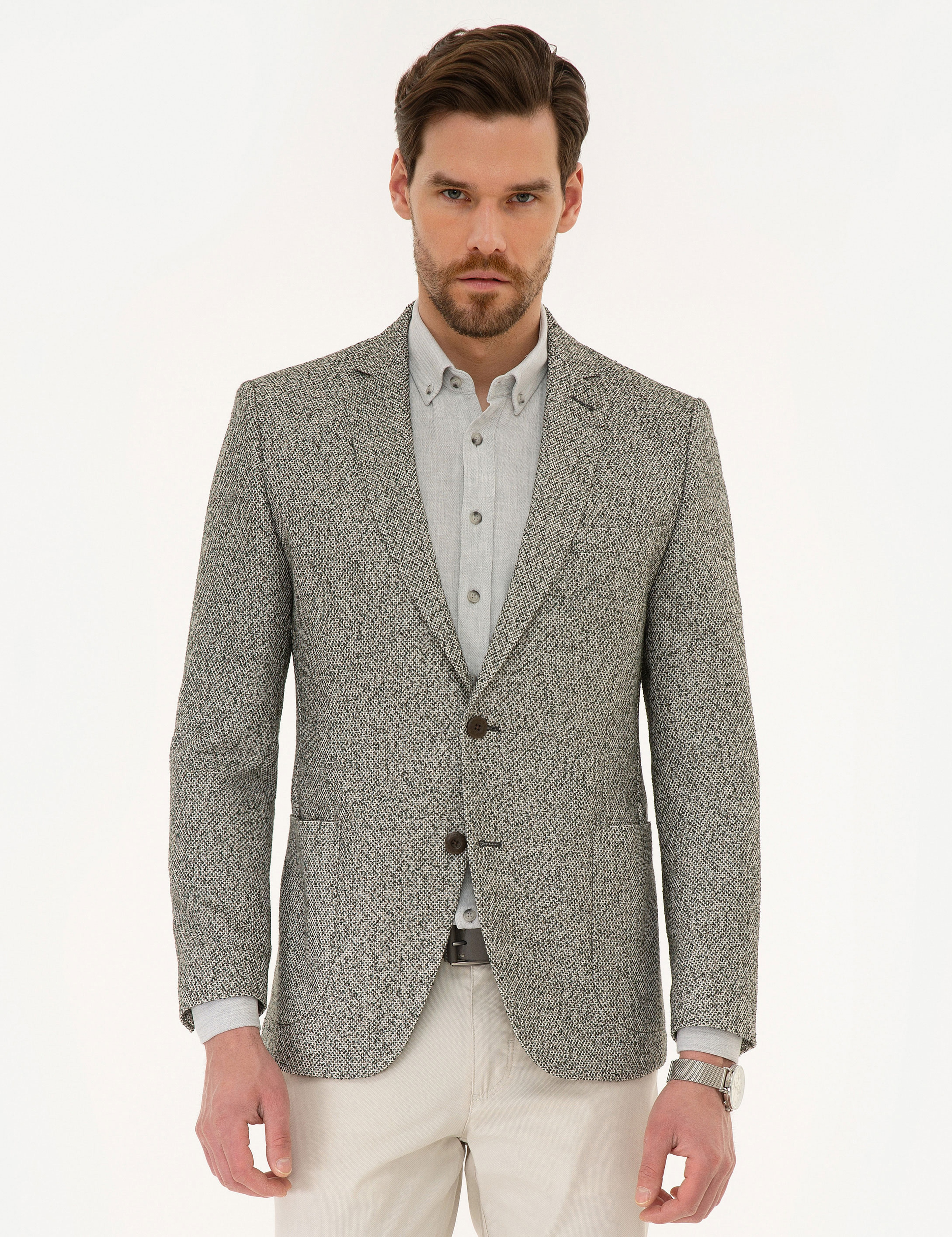 Açık Yeşil Ex. Slim Fit Ceket - Image 1