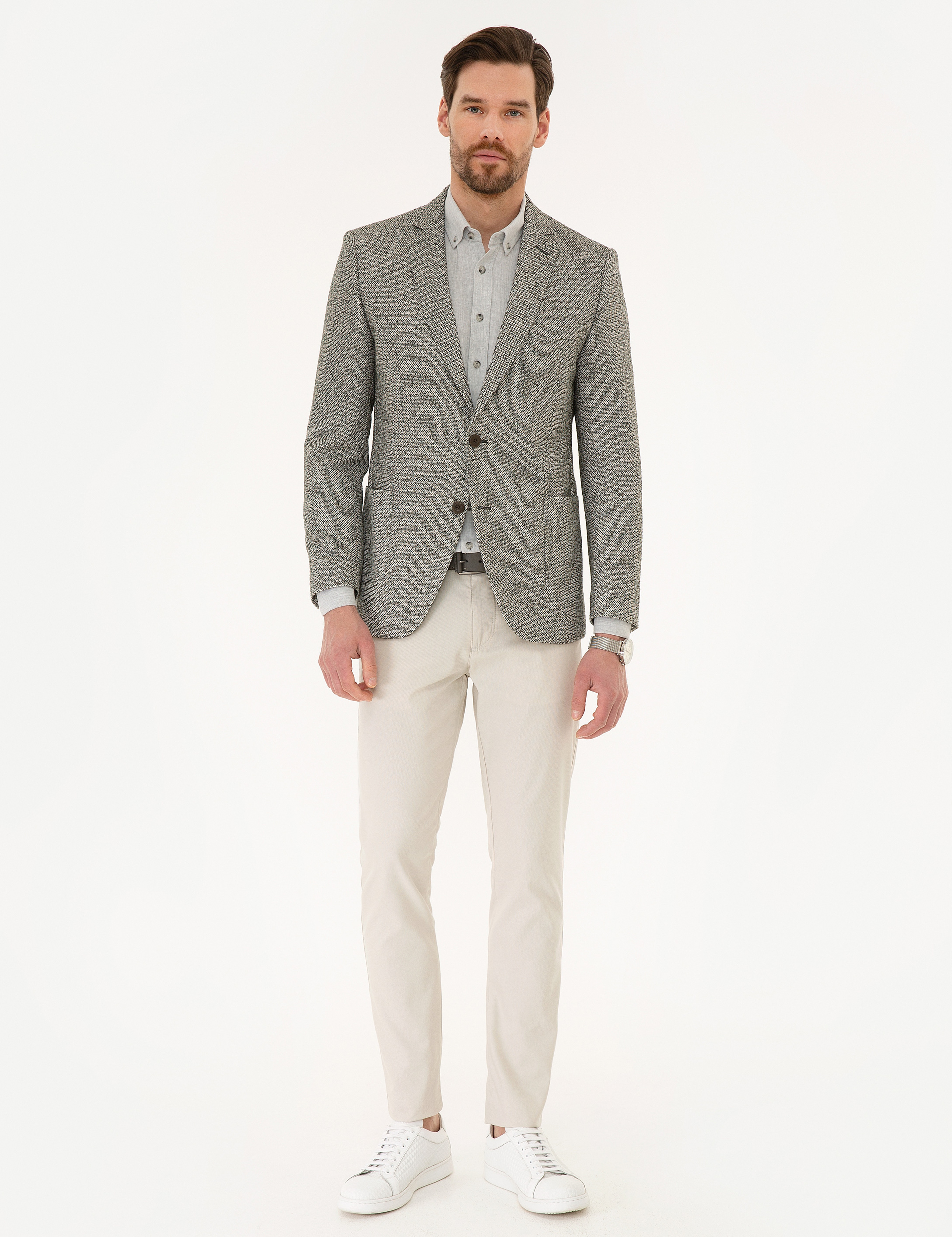 Açık Yeşil Ex. Slim Fit Ceket - Image 5