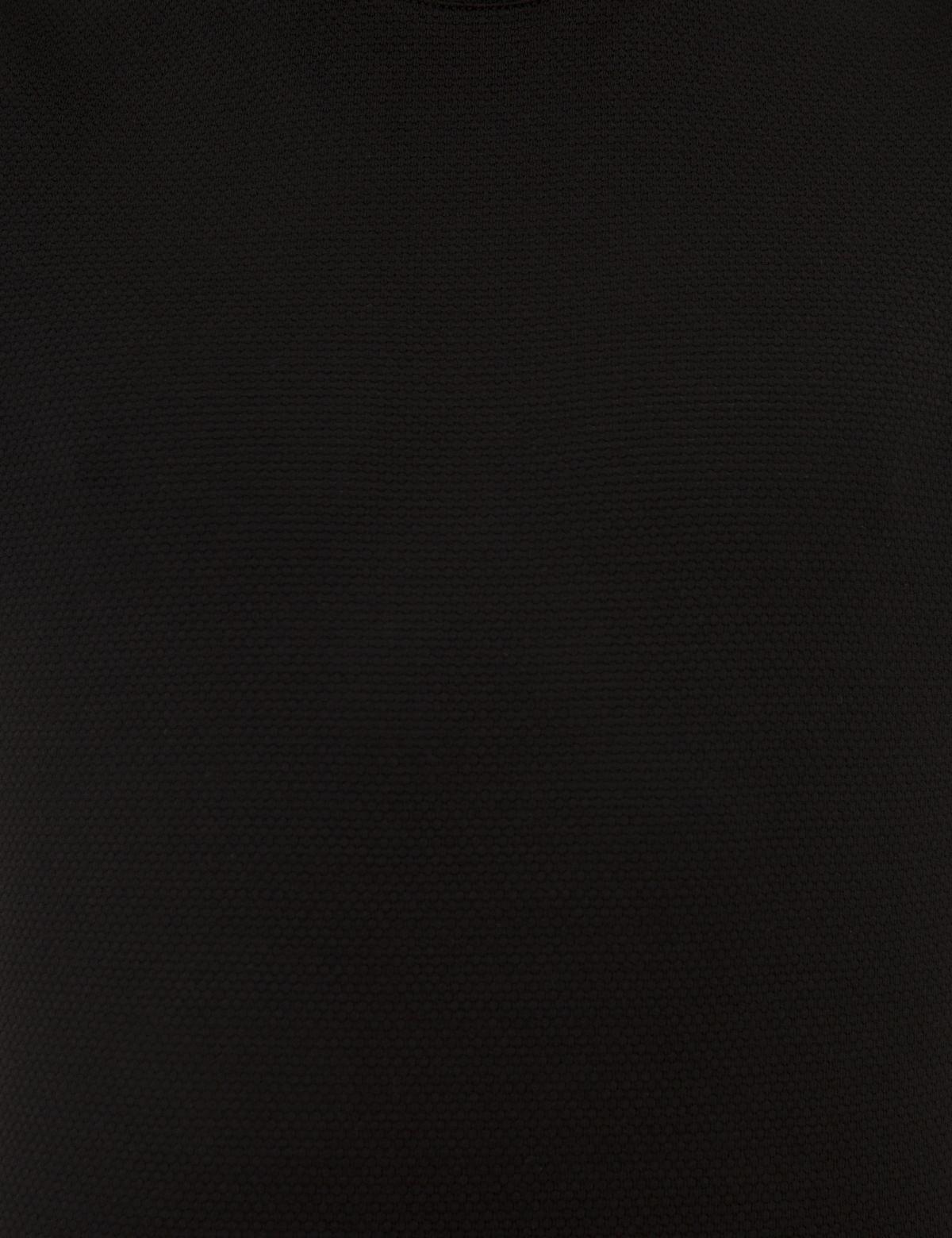 Siyah Slim Fit Bisiklet Yaka Tişört - 50218553016