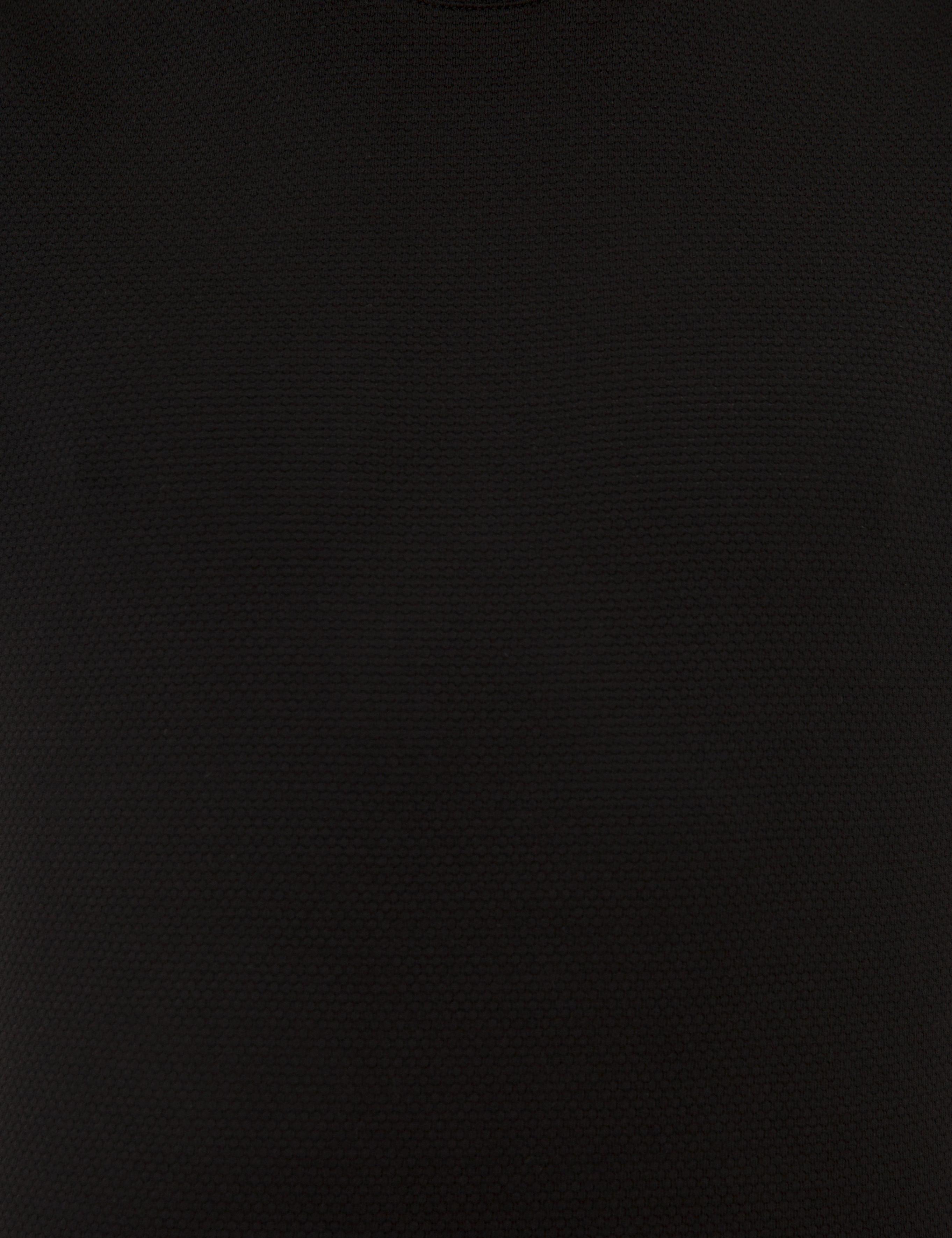 Siyah Slim Fit Bisiklet Yaka Tişört