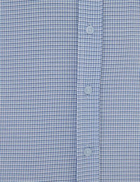 Mavi Slim Fit Kısa Kollu Gömlek - 50219313002