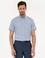 Mavi Slim Fit Kısa Kollu Gömlek